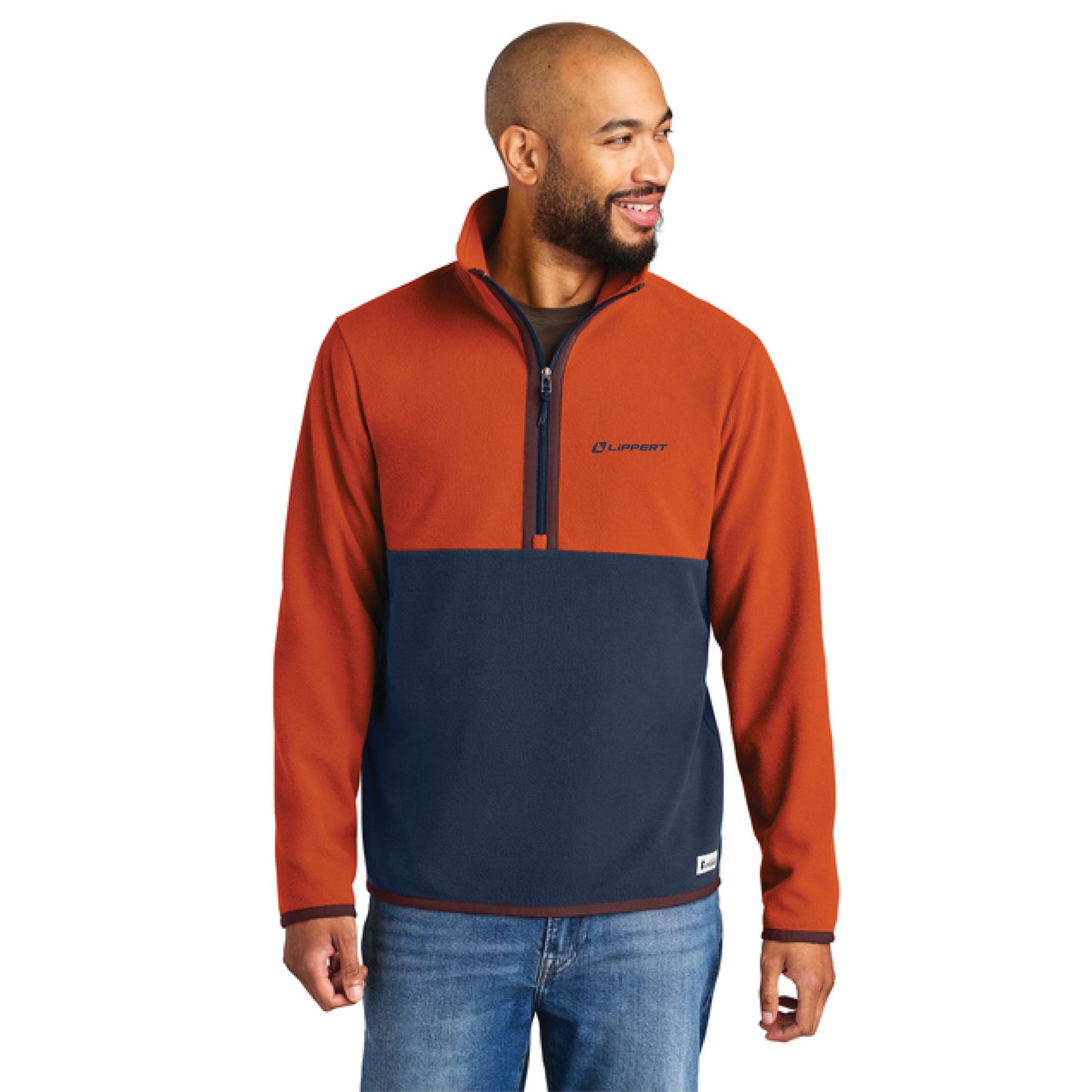 Cotopaxi® Amado 1/4 Zip Fleece - Canyon Orange Navy