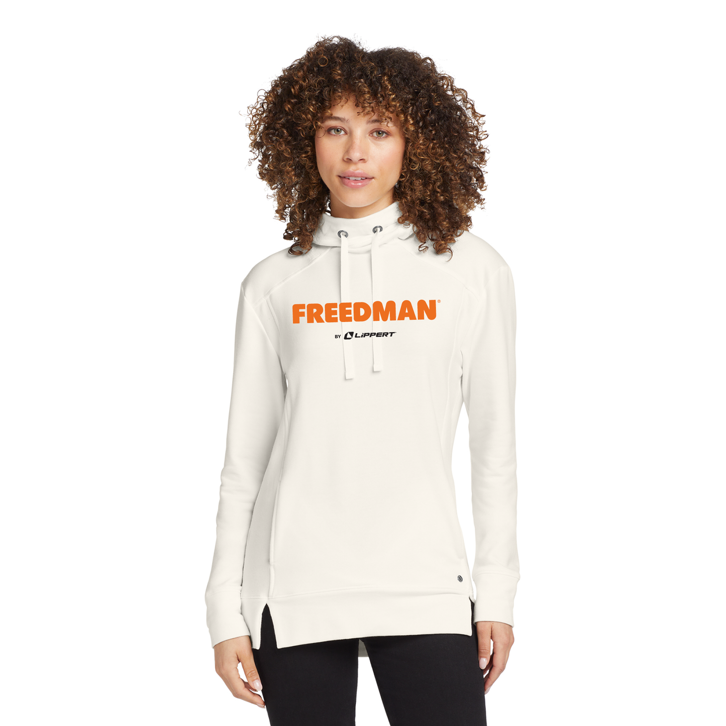 Women's Hoodie - LOG810- Freedman - Full Color Logo
