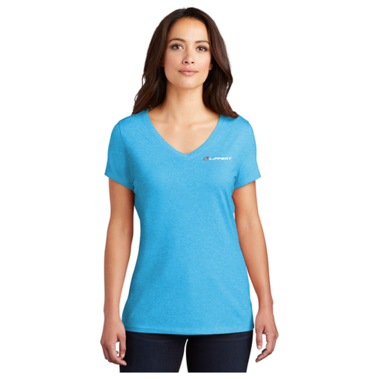 Ladies Softstyle V-Neck T-Shirt (Turquoise)