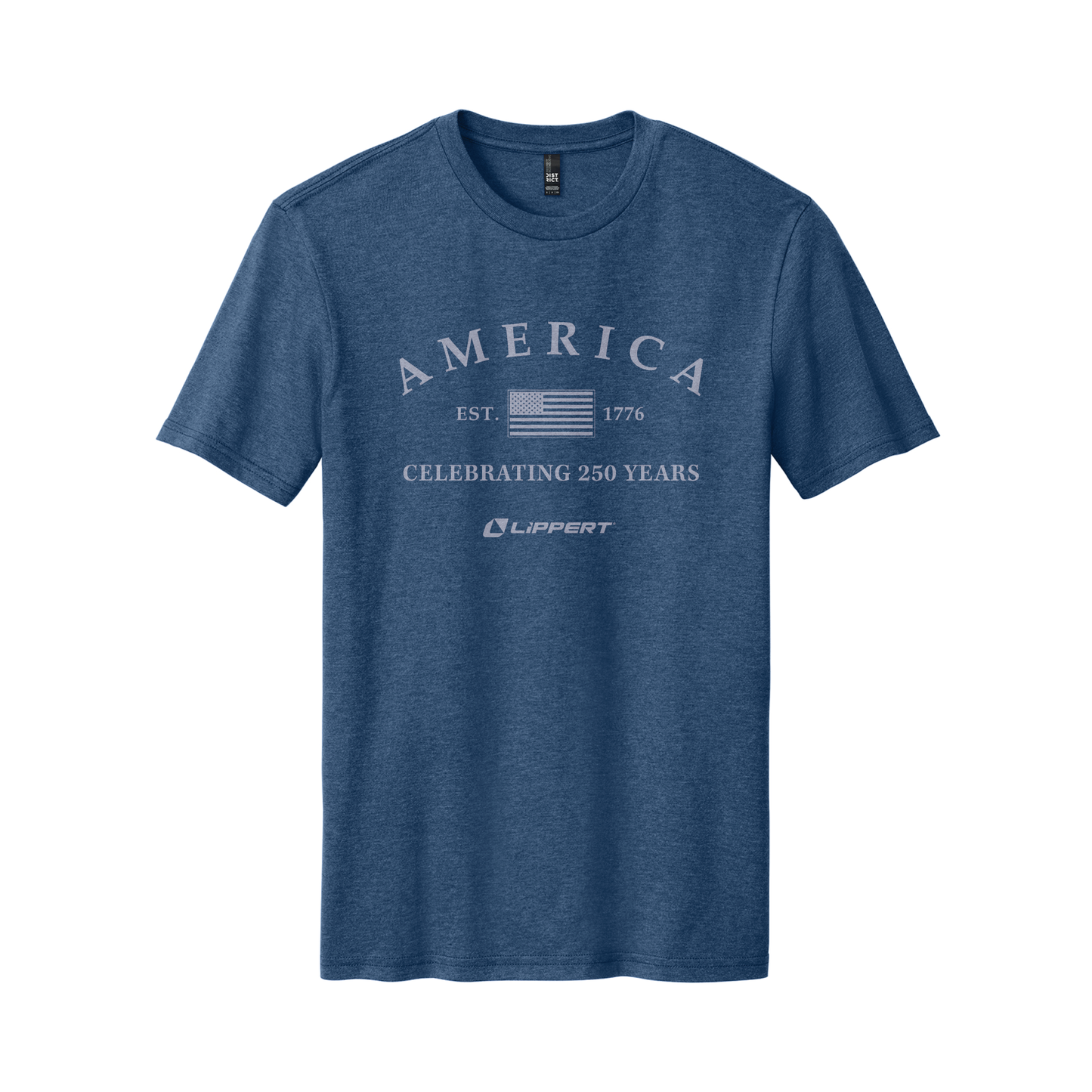 Lippert 250 Years CVC Tee - Deep Royal Fleck