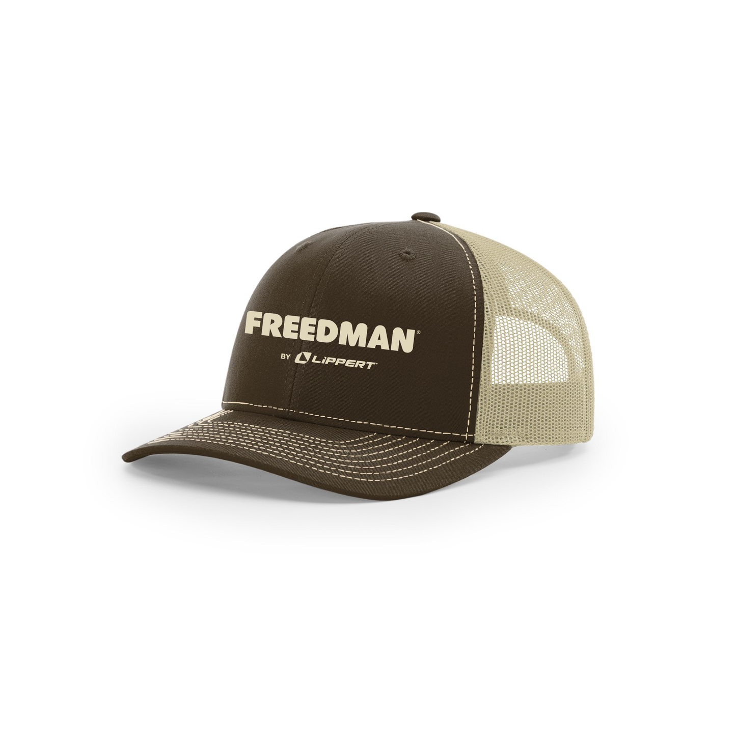 Freedman Richardson 112 Trucker Hat - Brown / Khaki