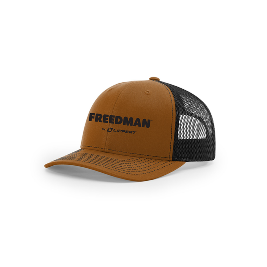 Freedman Richardson 112 Trucker Hat - Caramel / Black
