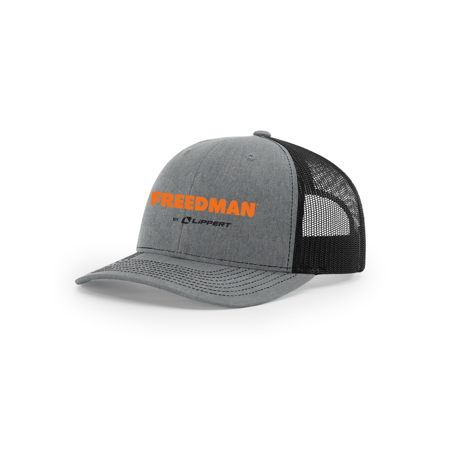 Freedman Richardson 112 Trucker Hat - Heather Grey / Black