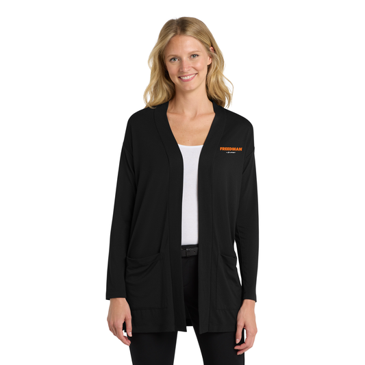 Women's Cardigan - LK5434 - Freedman - Full Color Logo
