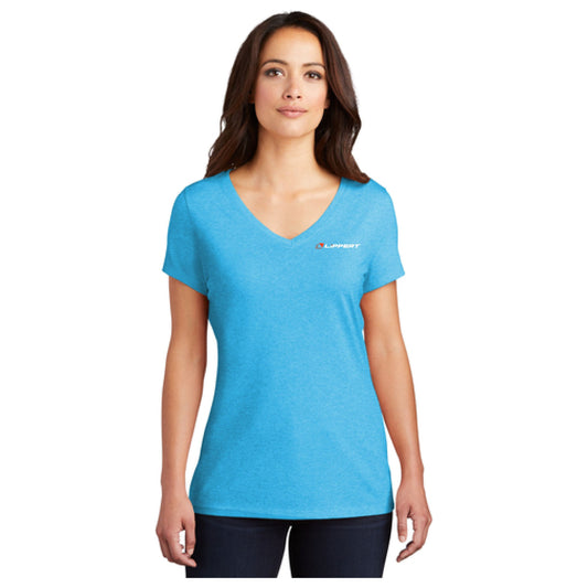 Ladies Softstyle V-Neck T-Shirt (Turquoise)