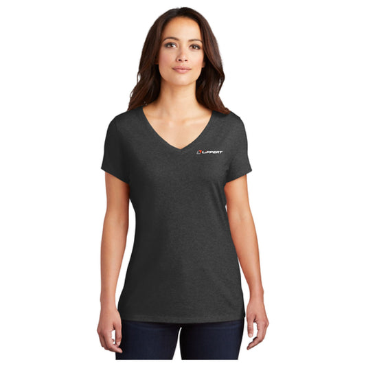 Ladies Softstyle V-Neck T-Shirt - Black Frost