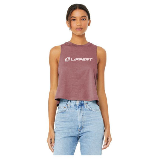 **CLEARANCE** Ladies Mauve Crop Tank