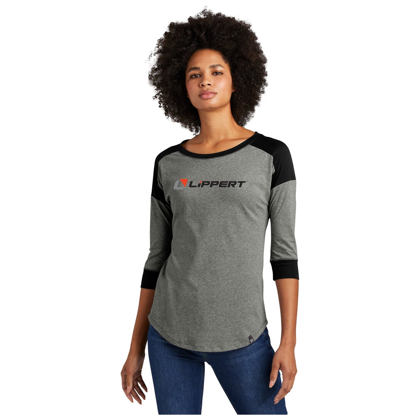 Ladies 3/4 Sleeve Baseball Tee